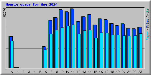 Hourly usage for May 2024